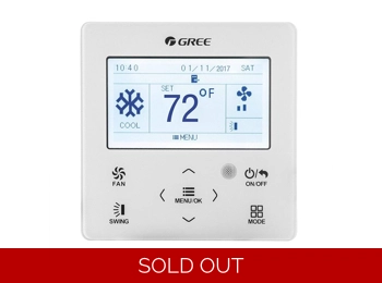 GREE Wired Thermostat XK76 Programmable (Sapphire, Vireo, Vireo+, Livo, Livo+, Terra, Neo)